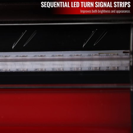 Spec-D Tuning LED TAIL LIGHTS WITH SEQUENTIAL TURN SIGNAL, 2PK LT-RAV419BKLED-SQ-TM